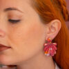 Σκουλαρίκια Rose Red Earrings