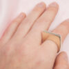 Acate δαχτυλίδι, Ασήμι 925