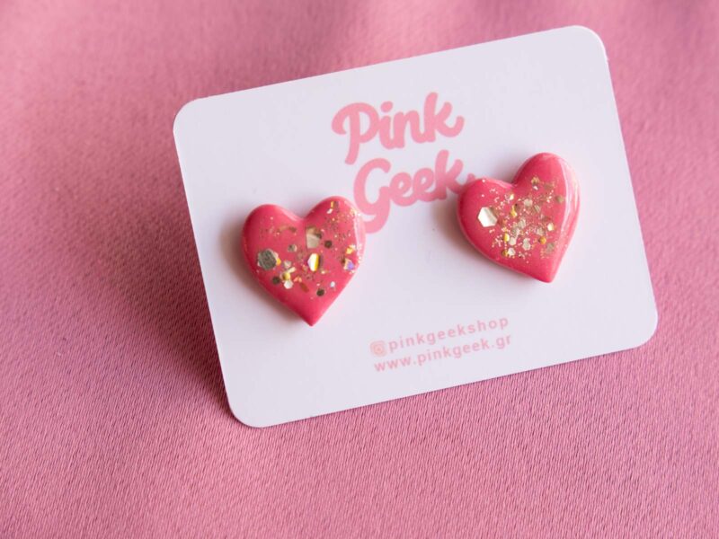 Pink Geek Earrings 52