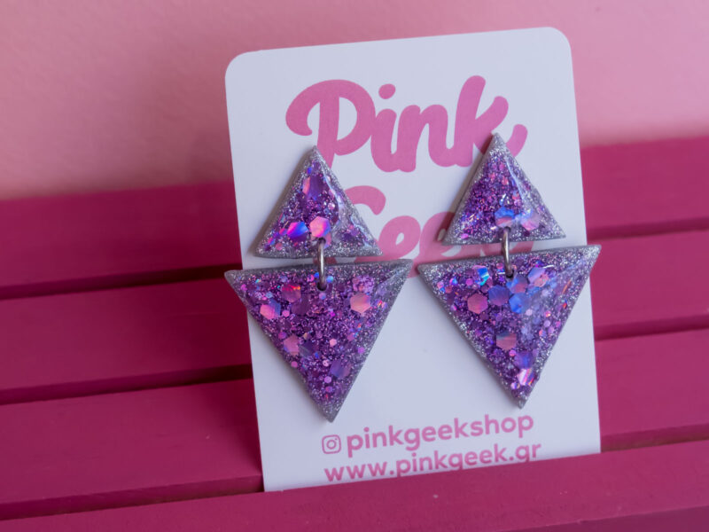 Rock trigona asimi glitter skoularikia pink geek 1